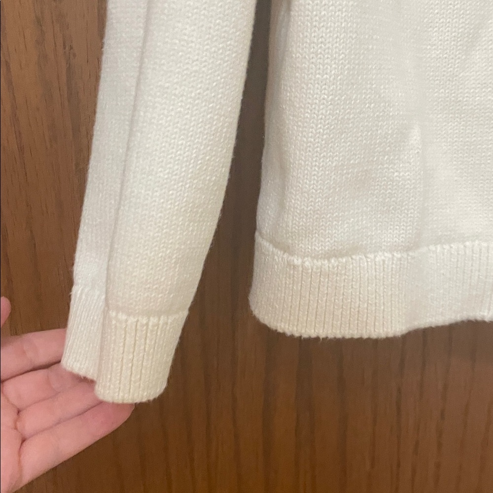 Carter's Girls Size 10 UEC Cream Sweater with Pink and Red Floral Design - Picture 8 of 11